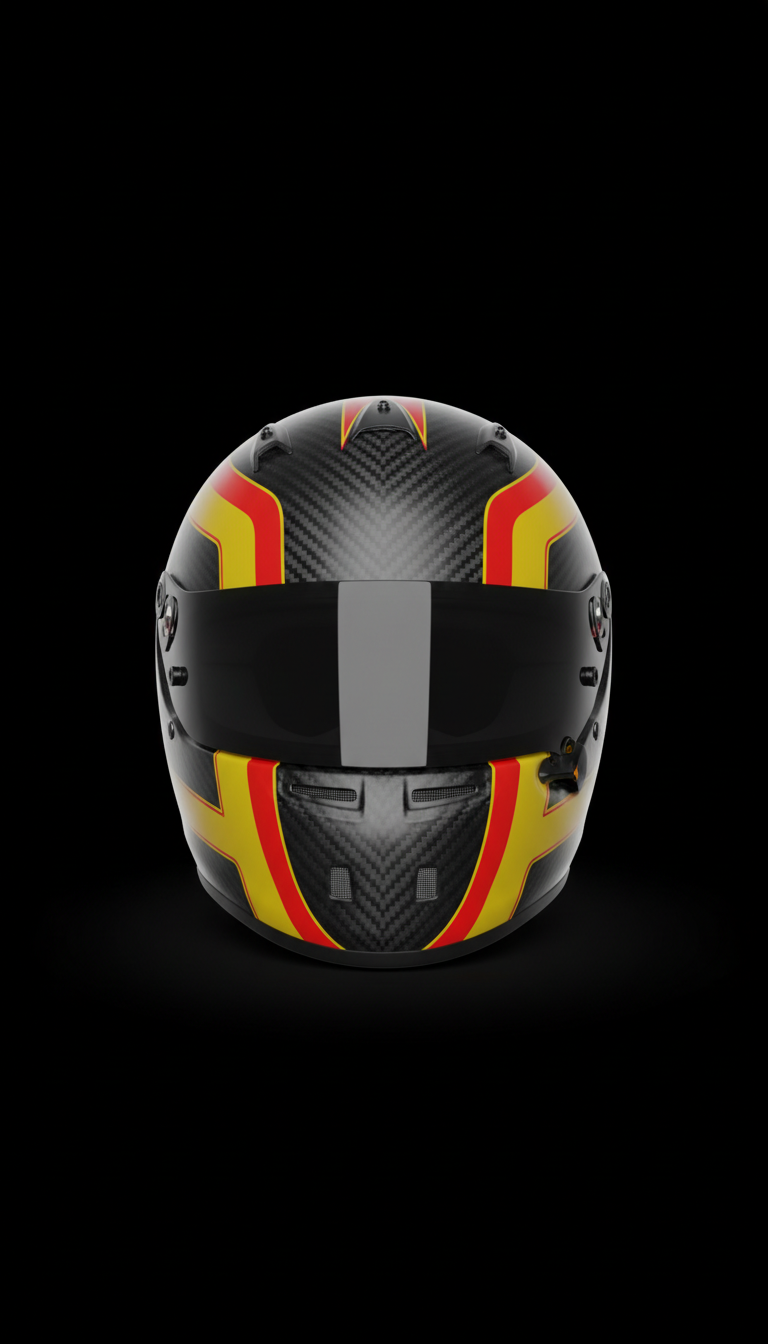 Velocity Carbon Fiber Racing Helmet